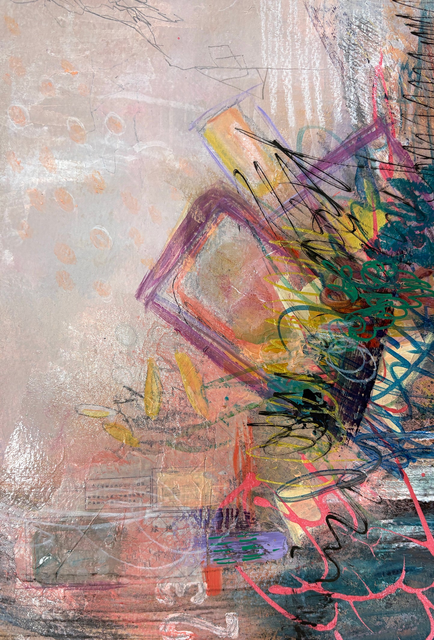 Small abstract studies on archival paper 1-8