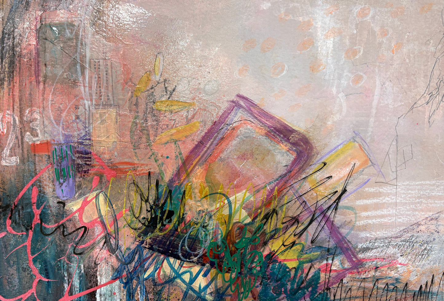 Small abstract studies on archival paper 1-8