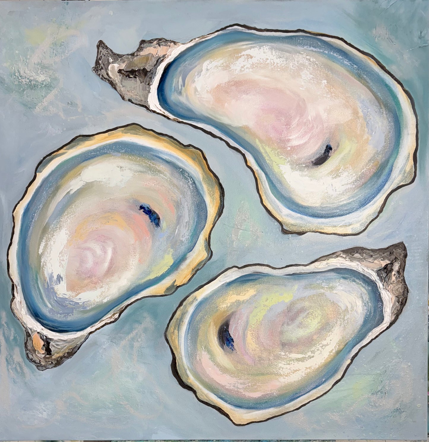 Three Oysters Blue
