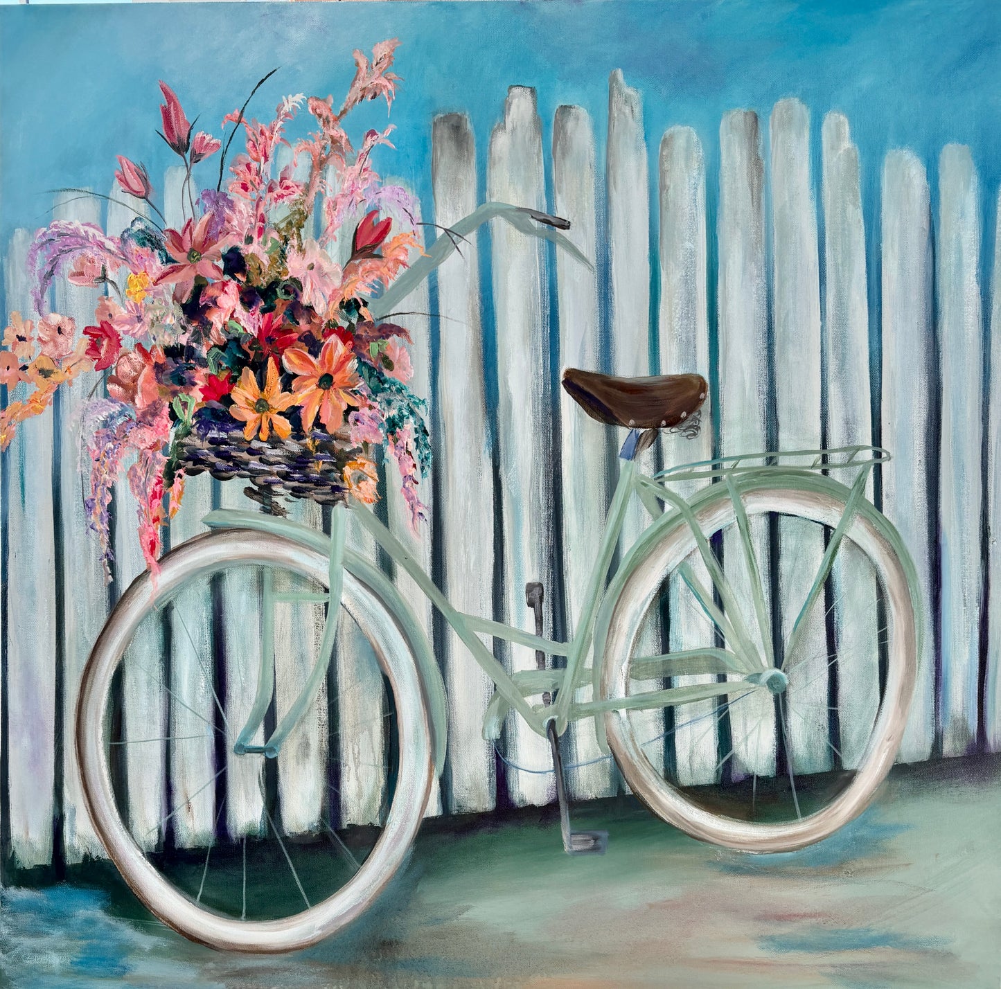 Basket Full Of Dreams Green