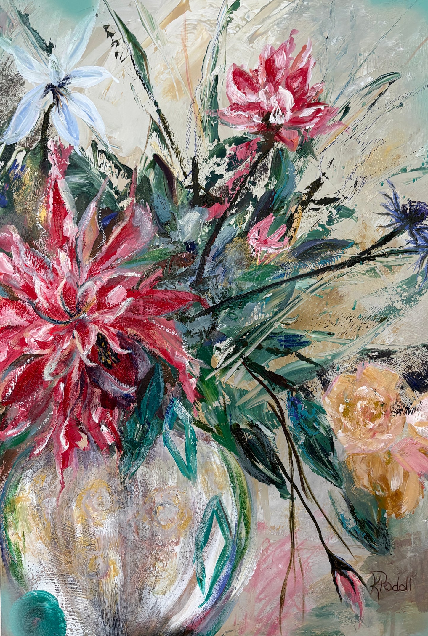 Gathered Light   Floral series 1-4