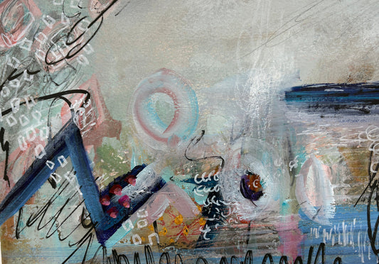 Small abstract studies on archival paper 1-8