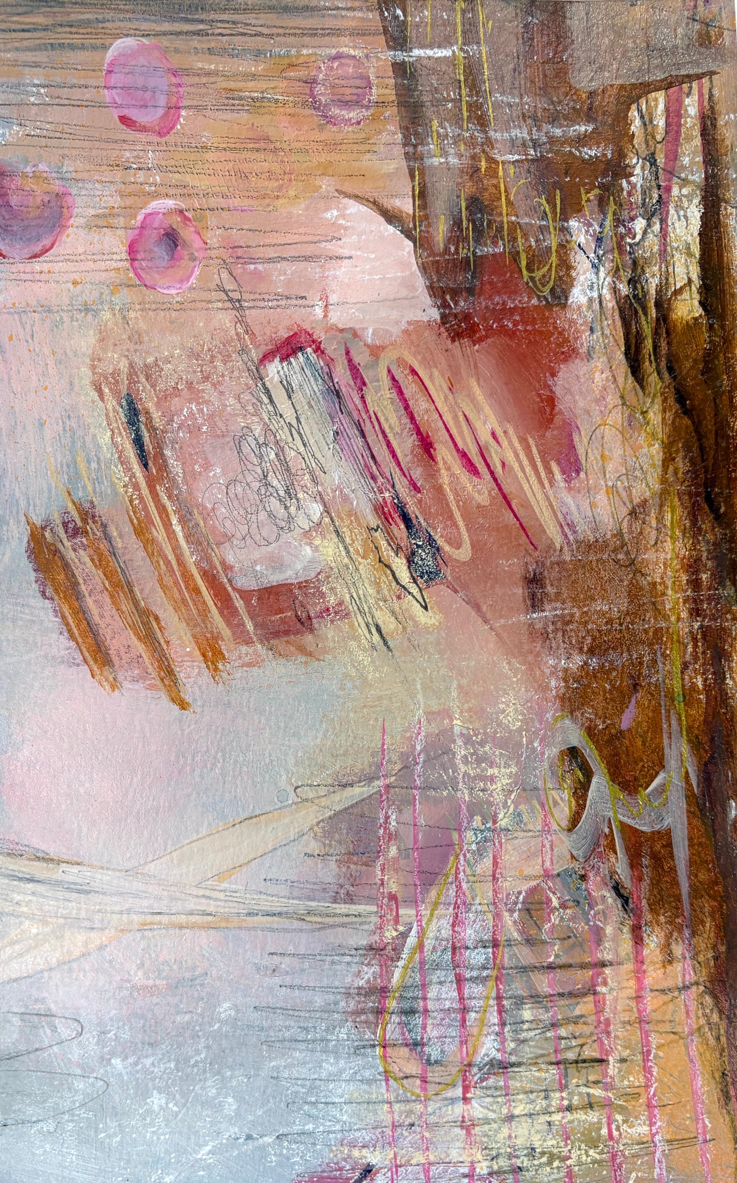 Small abstract studies on archival paper 1-8