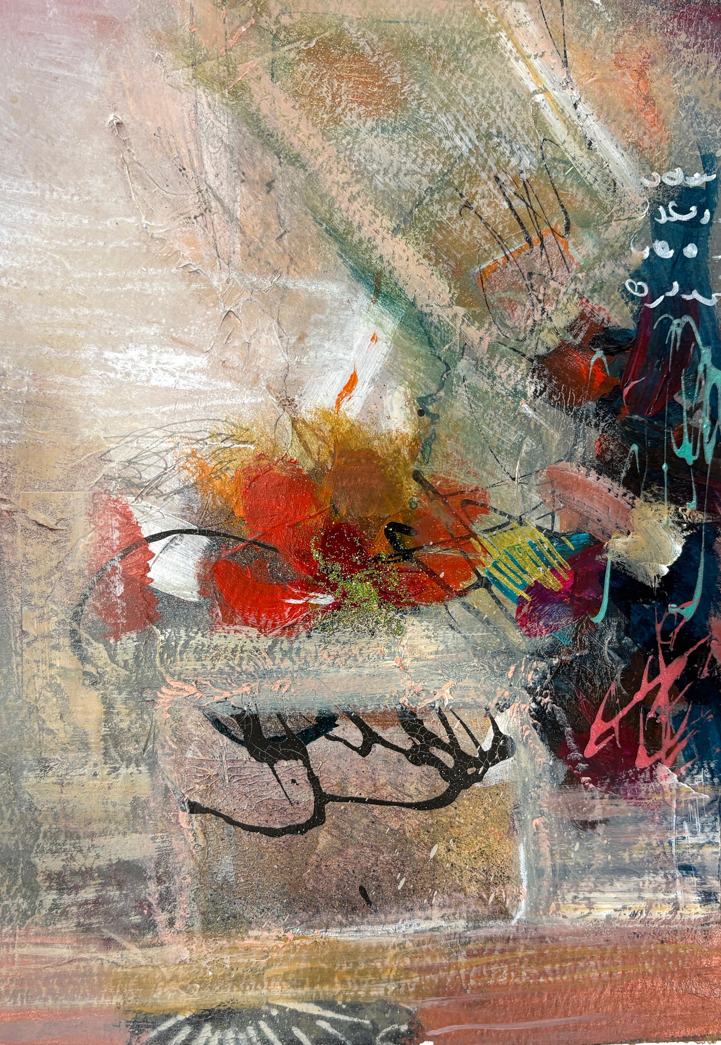 Small abstract studies on archival paper 1-8