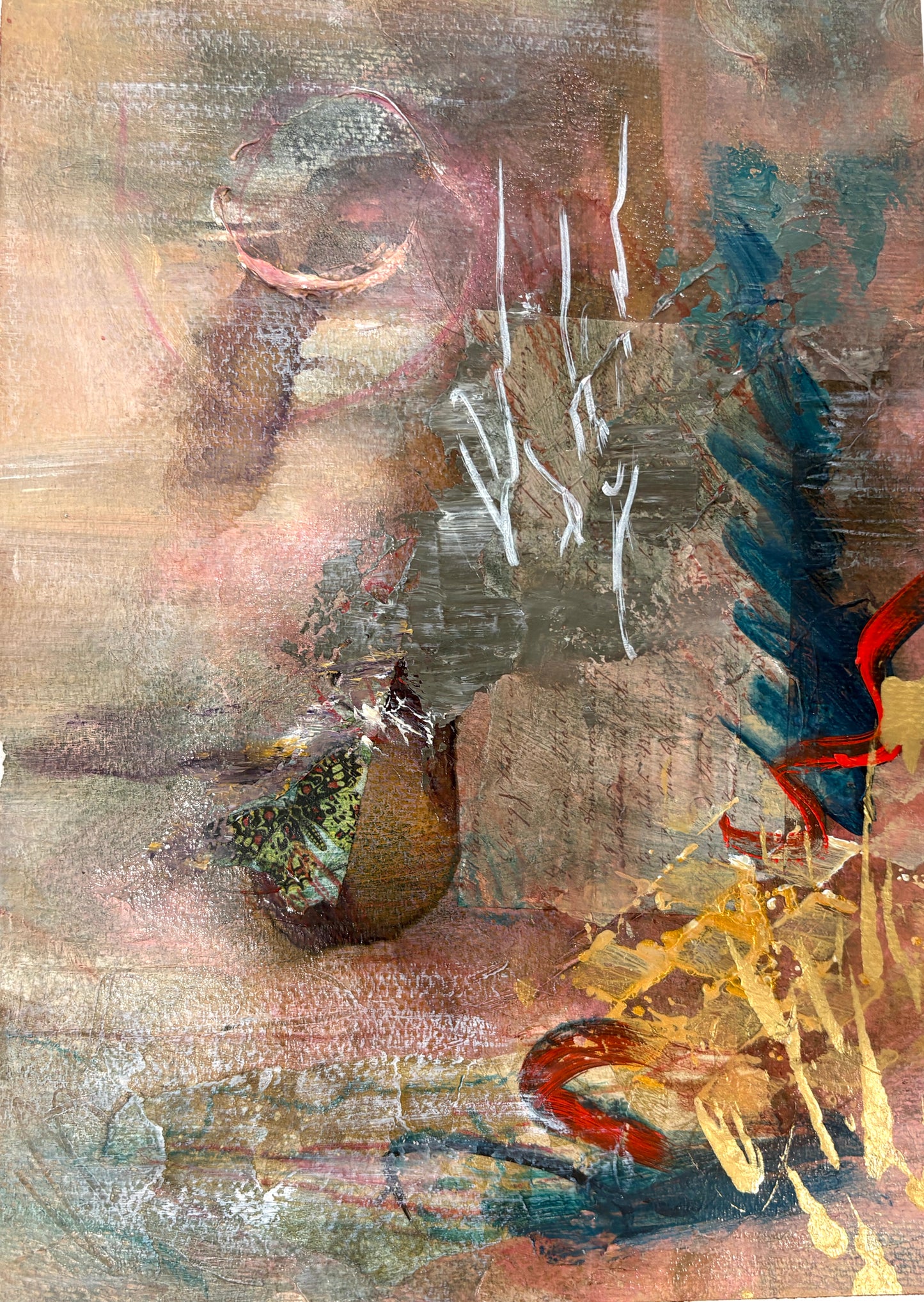 Small abstract studies on archival paper 1-8