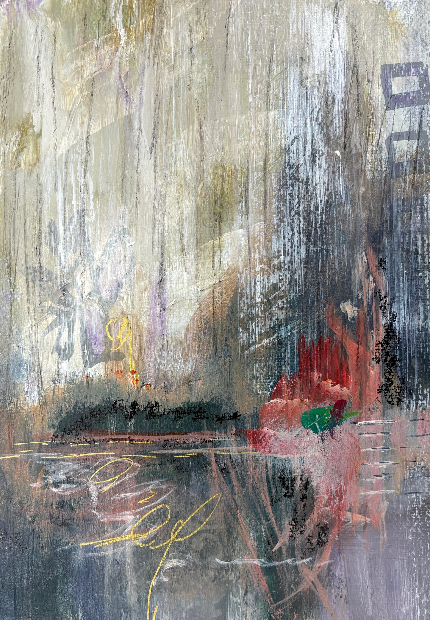 Small abstract studies on archival paper 1-8